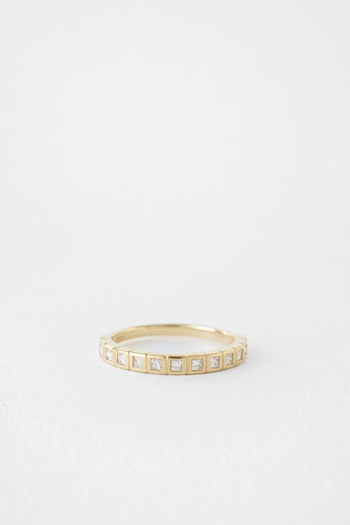 Bezel Set Princess Band