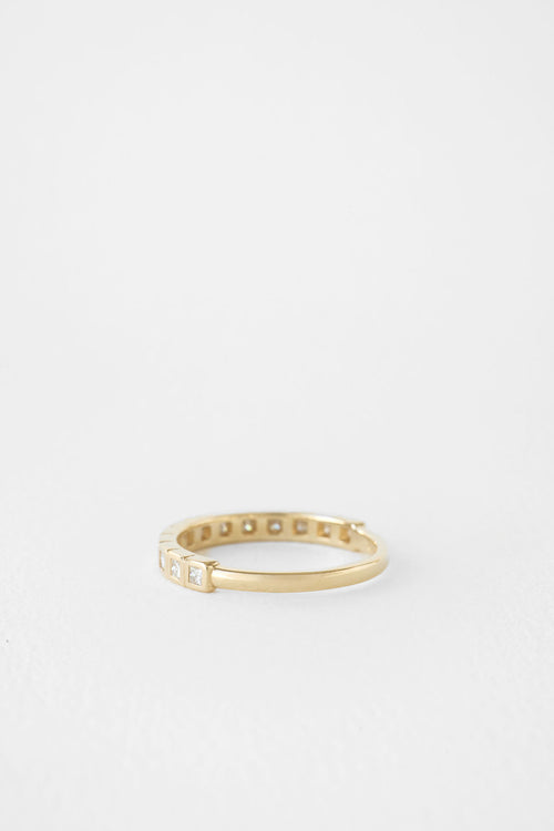 Bezel Set Princess Band