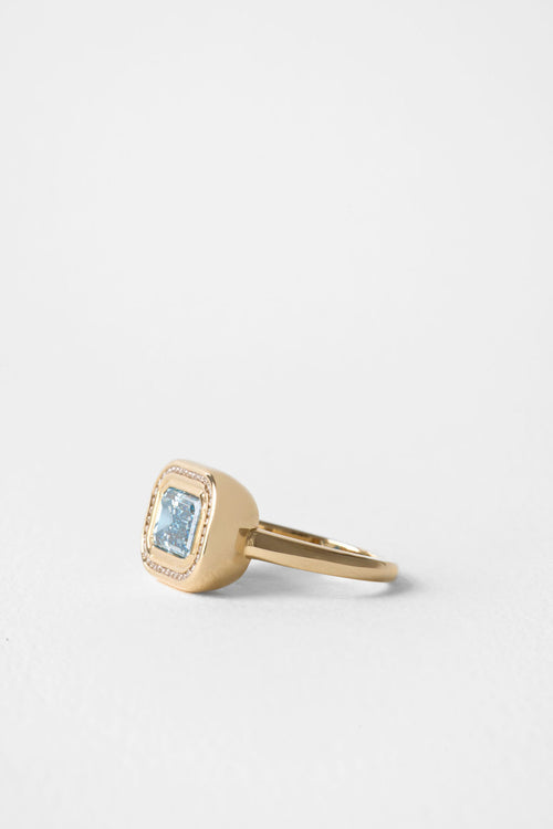 Drift | East West Blue Diamond Emerald
