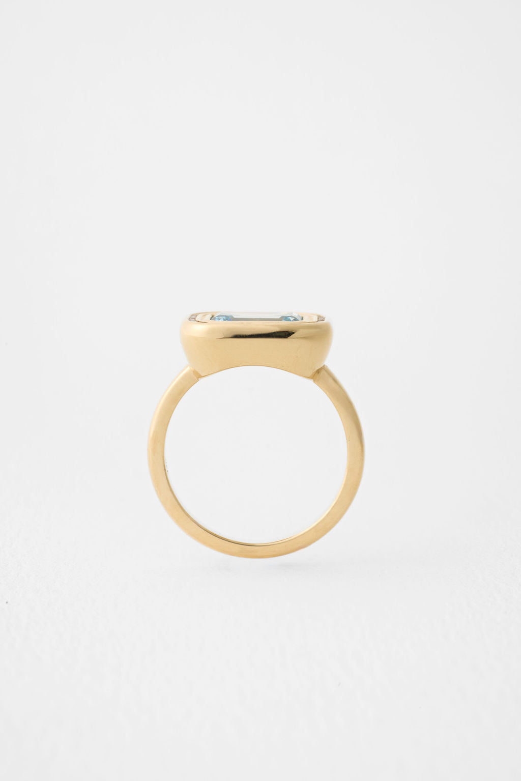 Drift | East West Blue Diamond Emerald