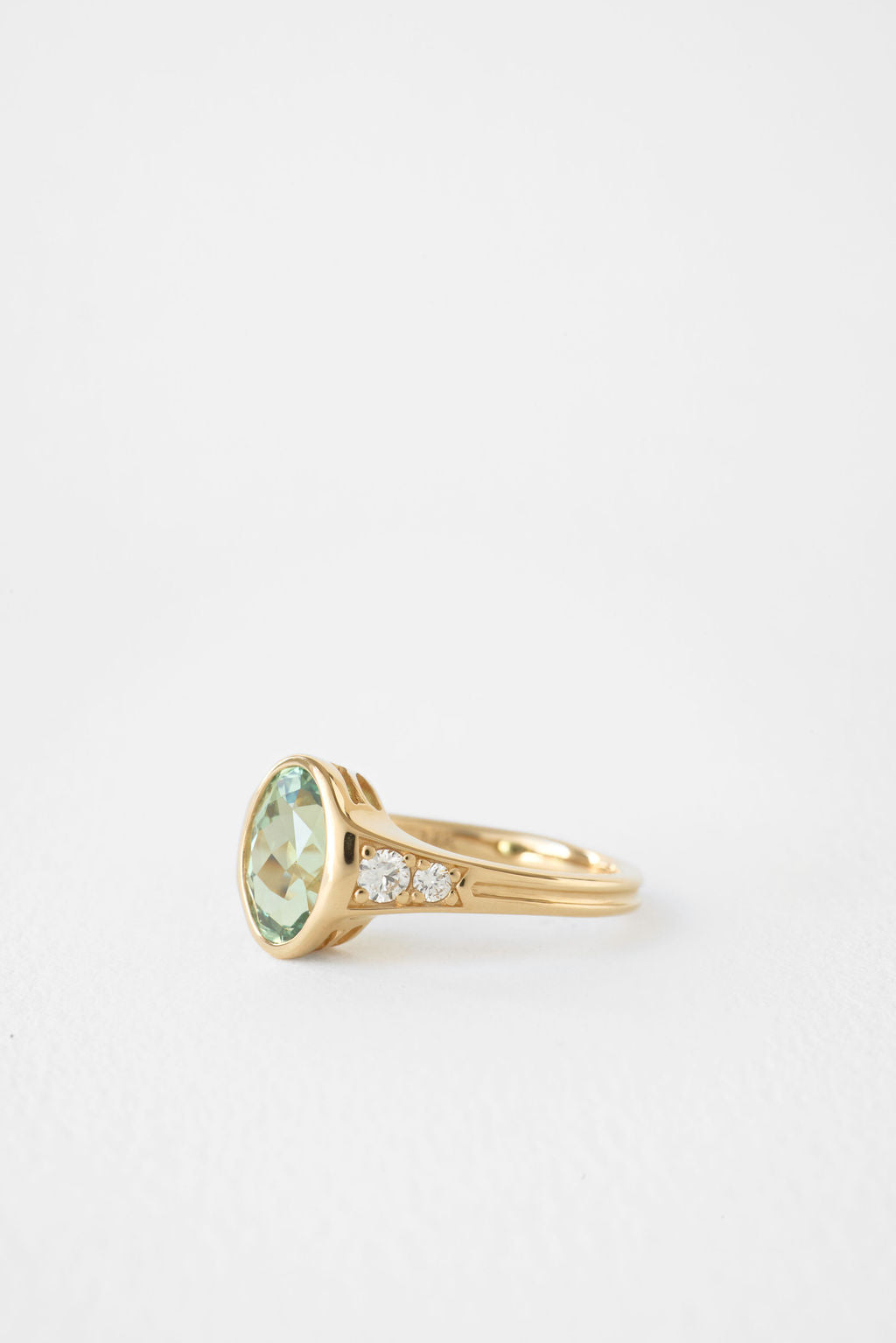 Green Sapphire Lea | Oval