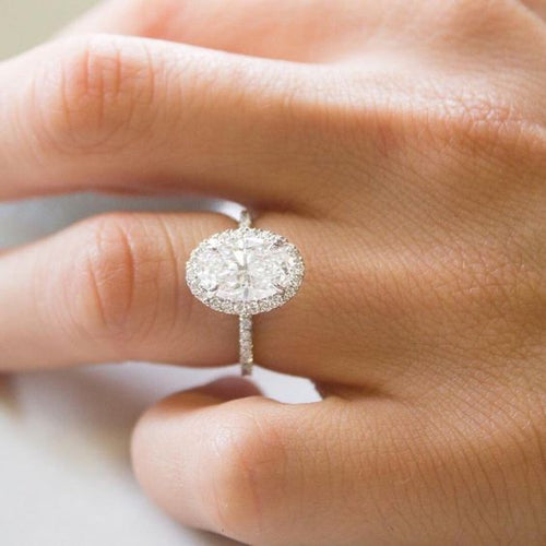 Brad | Oval Engagement Ring Set
