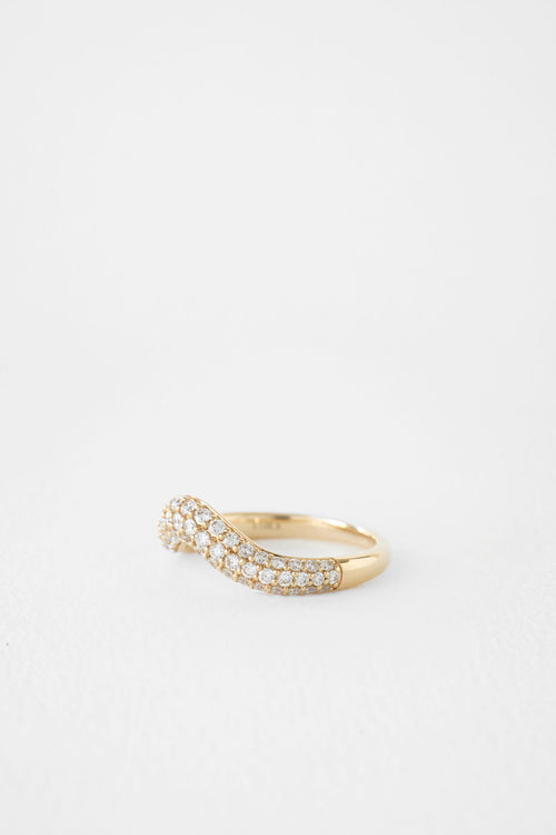 Pavé Contour Band