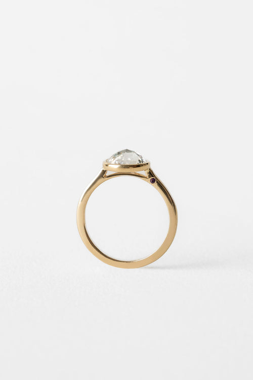 June Bezel || Rose Cut Round || Ready to Ship