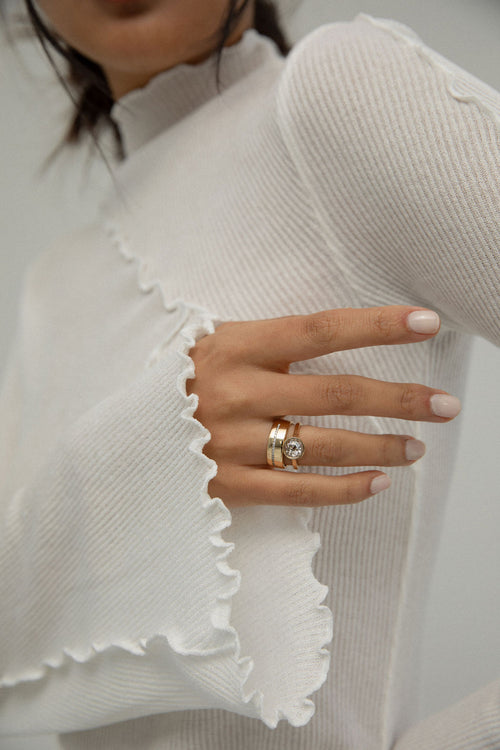 June Bezel | Antique Cut || Rose Round