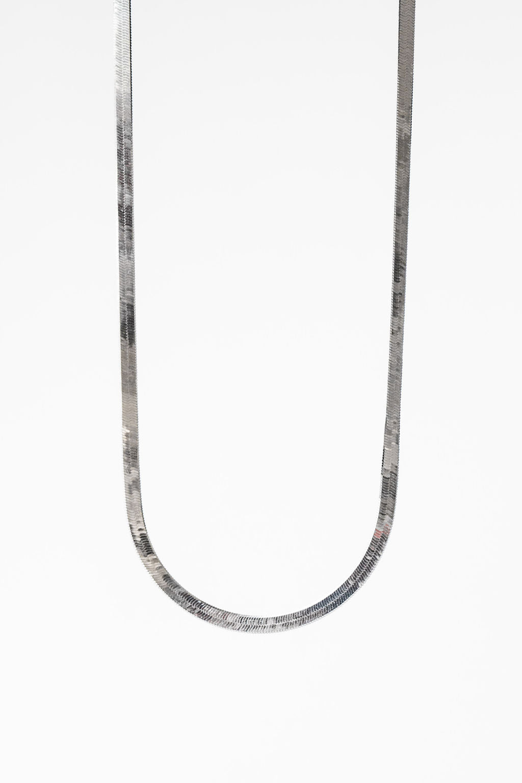 Herringbone white gold chain online