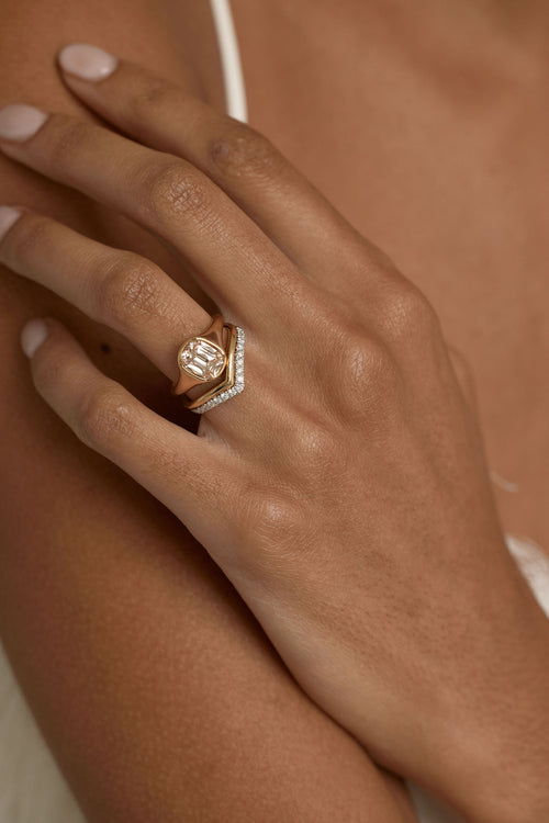 Layered Two-Tone Band