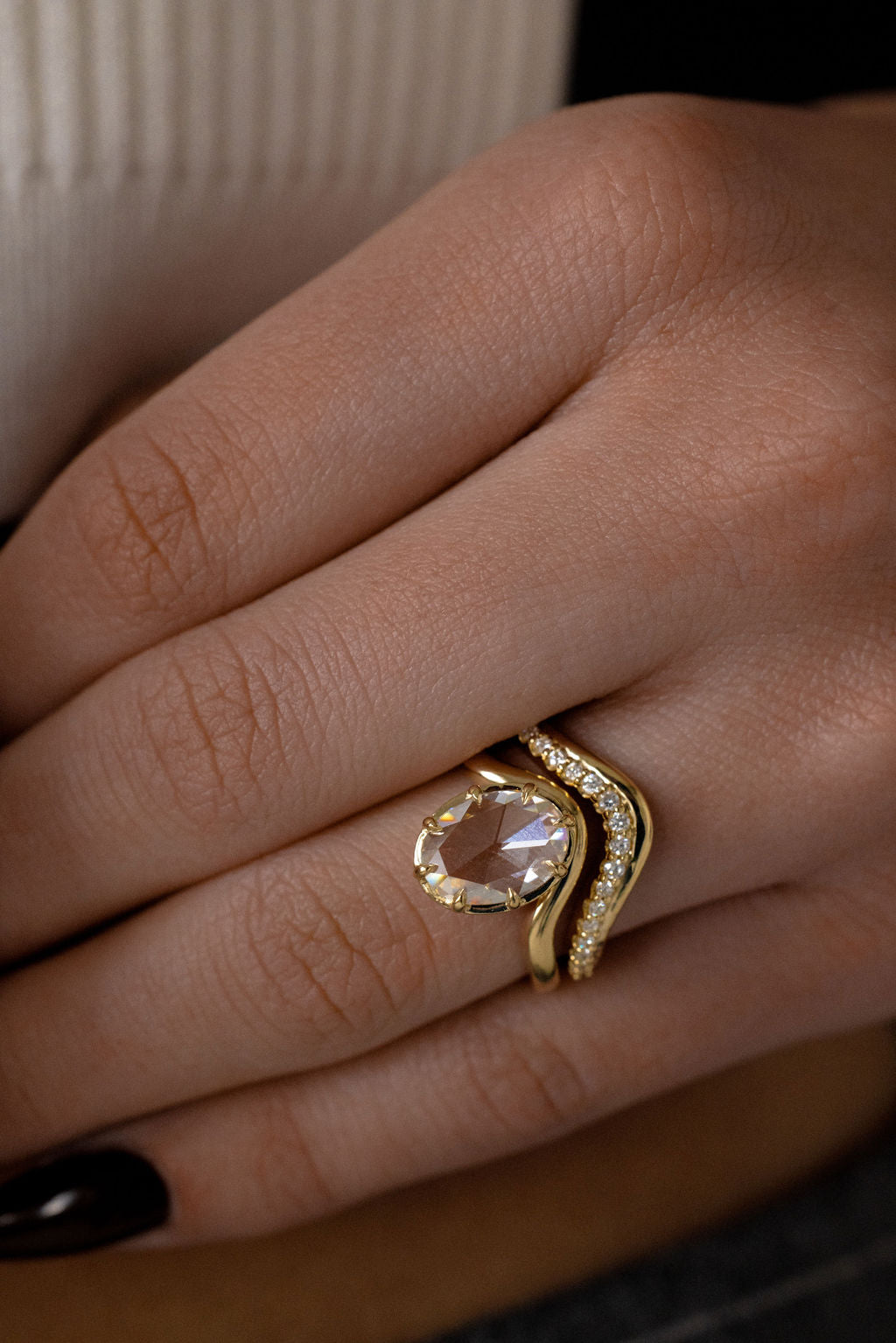 Estelle ||  Rose Cut Oval