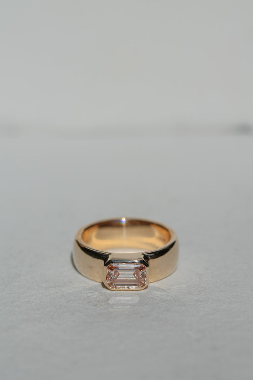 Simone || Pink Champagne Emerald