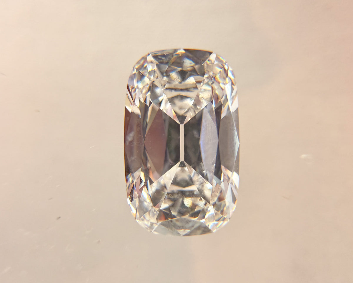 3.51 ct Antique Cut Elongated Cushion | Loose Diamond