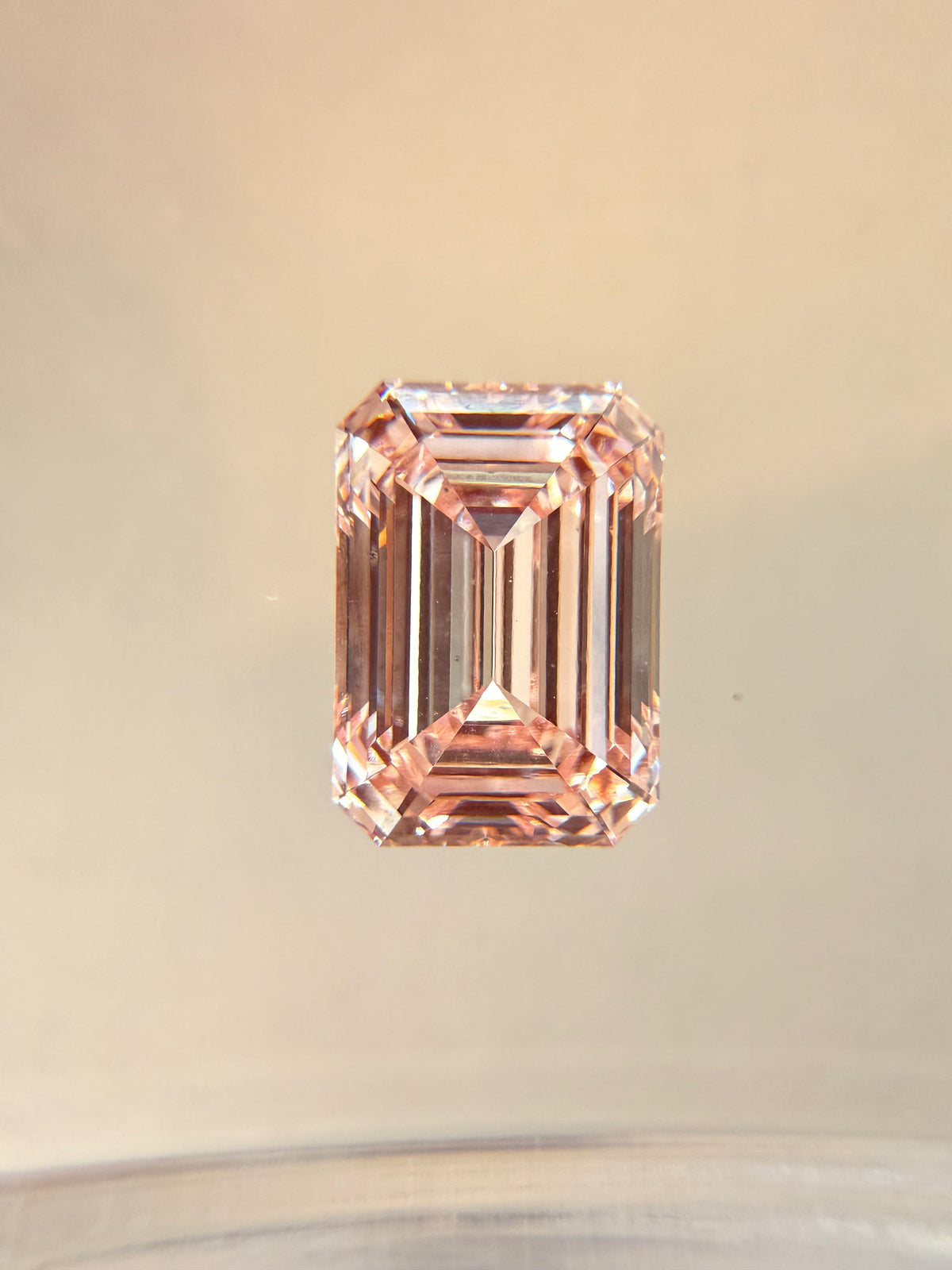 2.51 ct Pink Champagne Emerald  | Loose Diamond