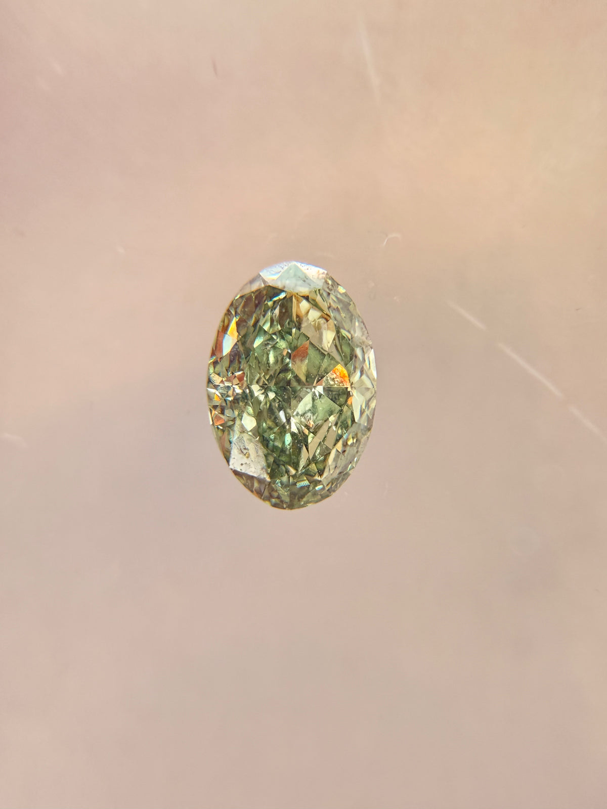 1.32 ct Green Oval | Loose Diamond