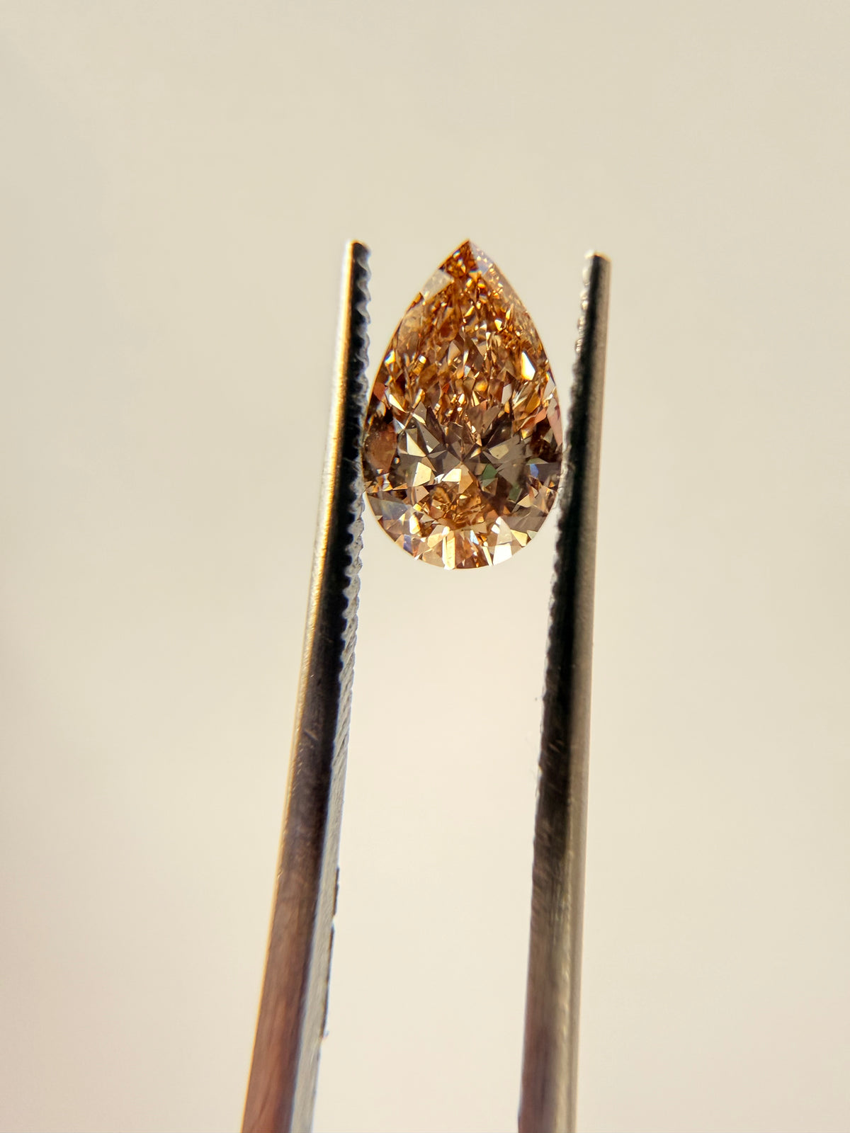 1.00 ct Champagne Pear | Loose Diamond