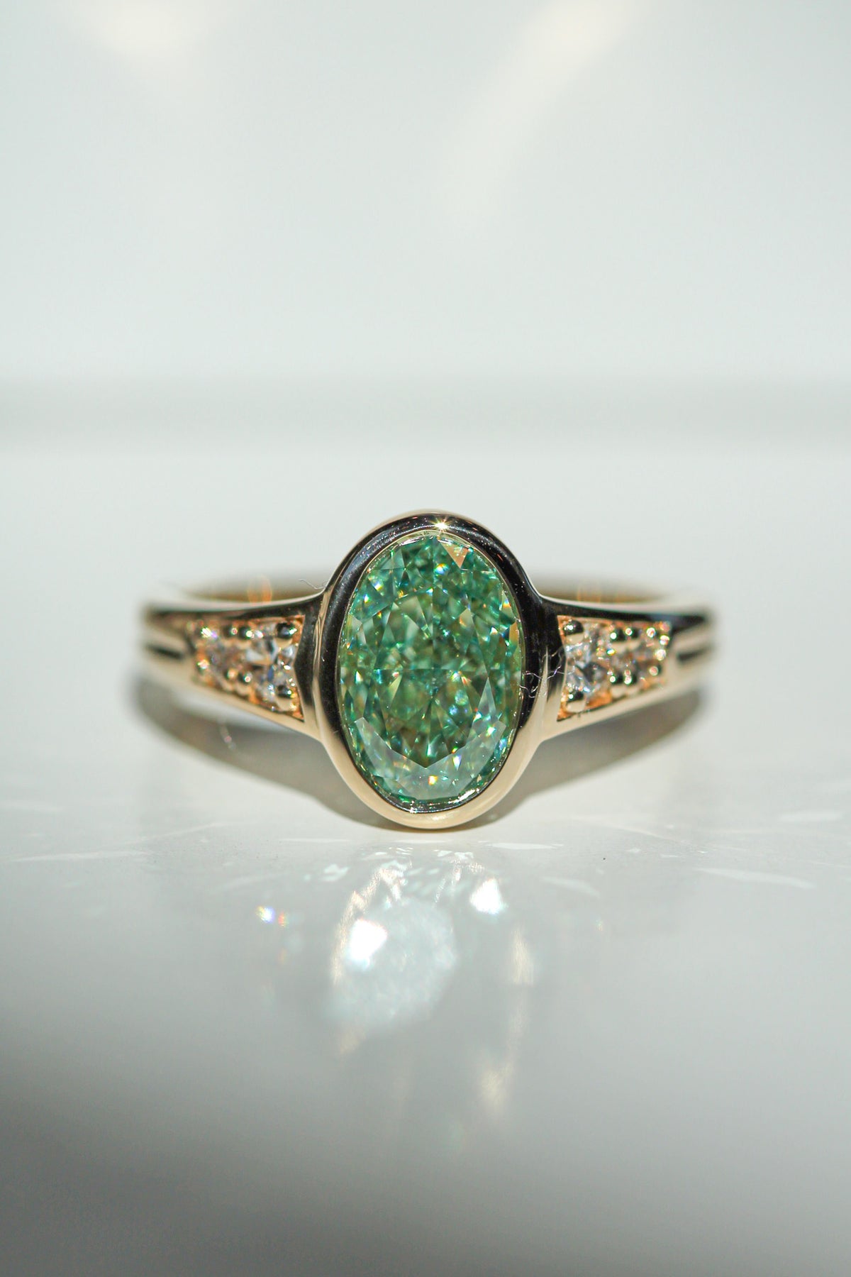 Lea | 2.07 ct Green Diamond