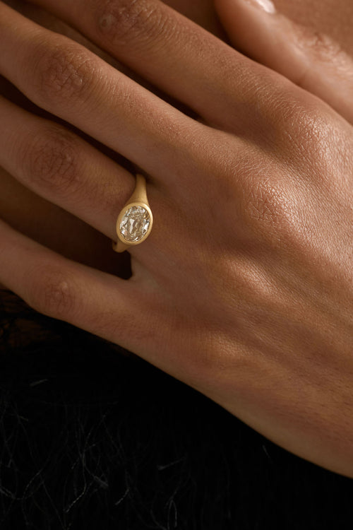 Old Mine Oval Signet | OAK