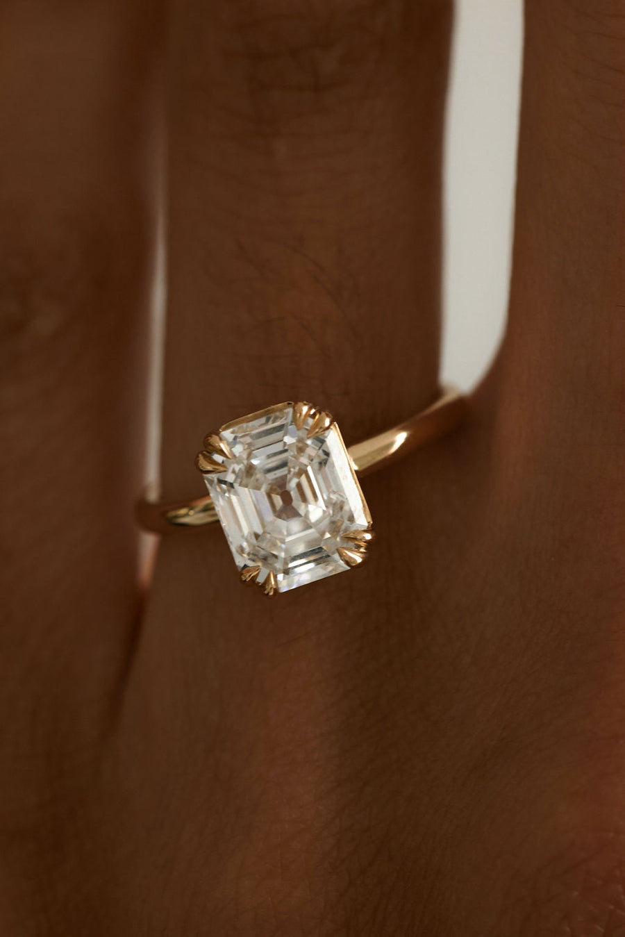 Alba | Old Cut Emerald – June Rings
