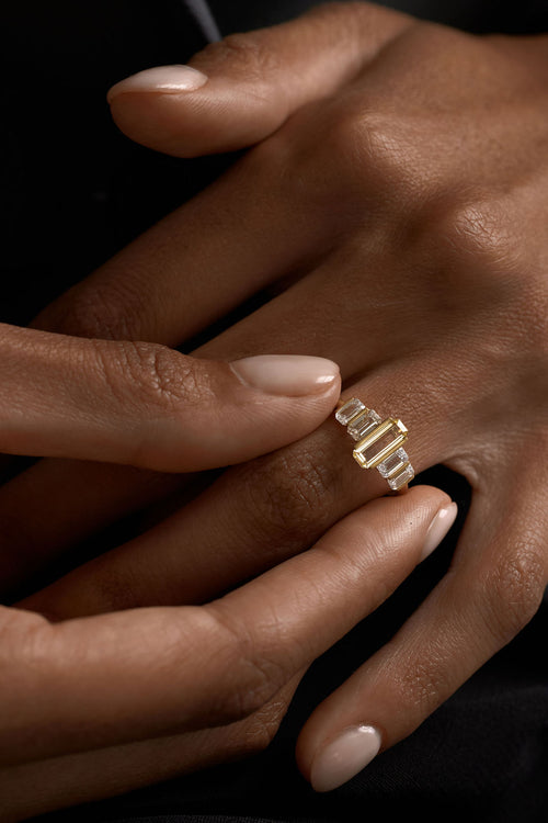 Sapphire & Diamond Five-Stone | OAK