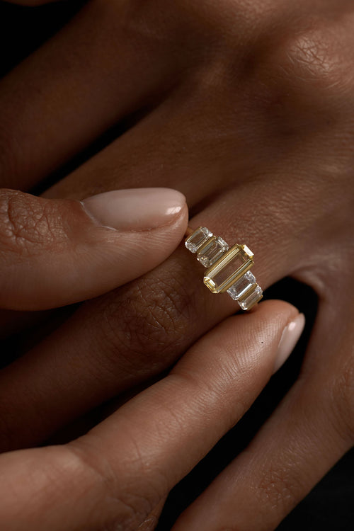 Sapphire & Diamond Five-Stone | OAK