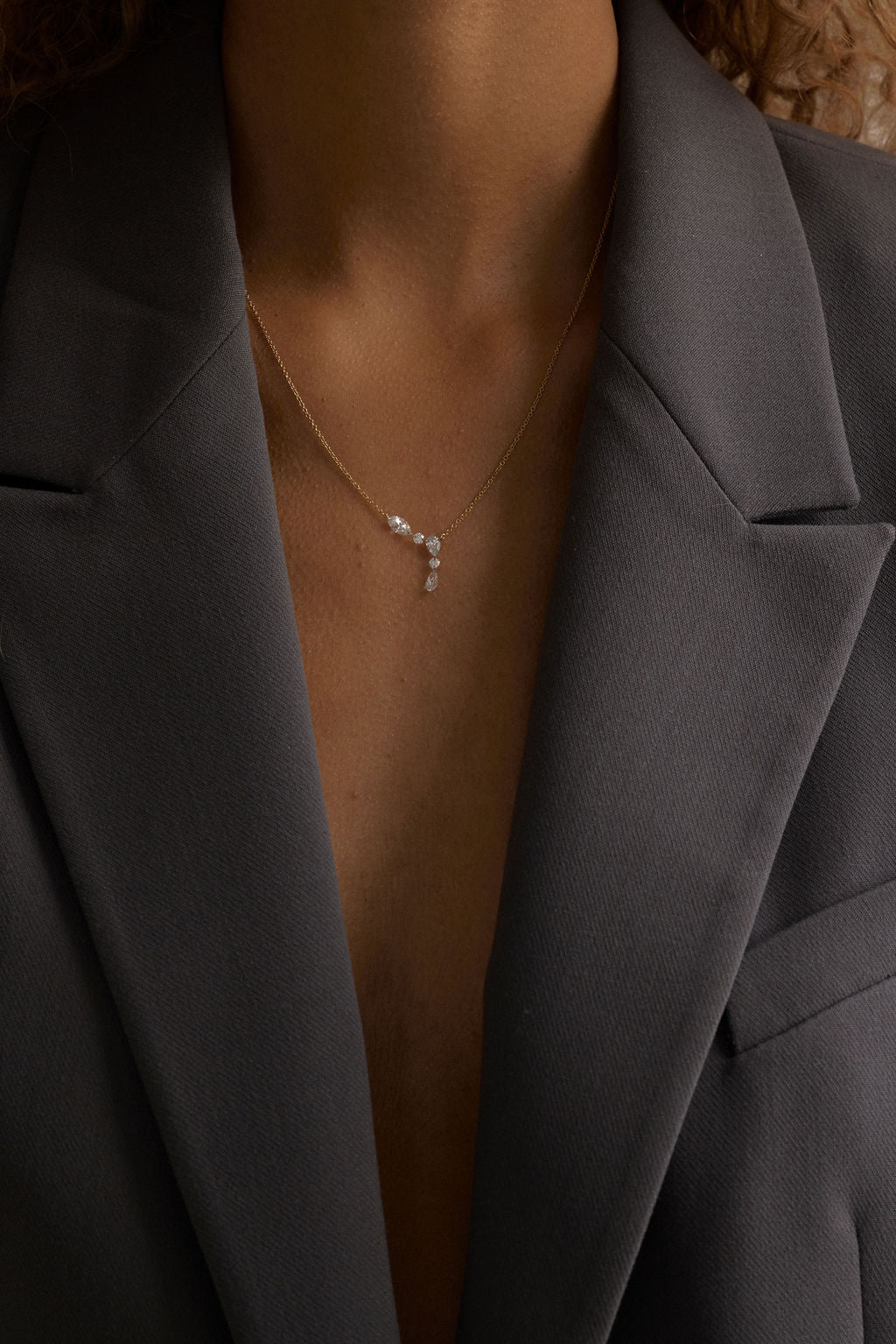 Cascading Diamond Necklace