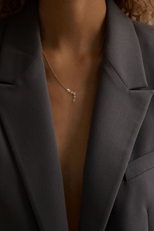 Cascading Diamond Necklace