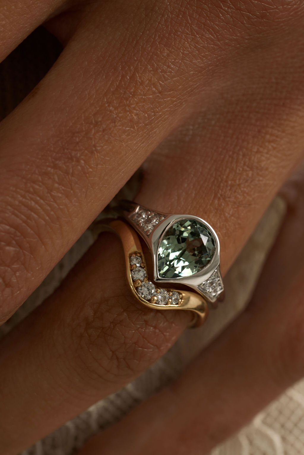 Green Sapphire Lea | Chunky Pear