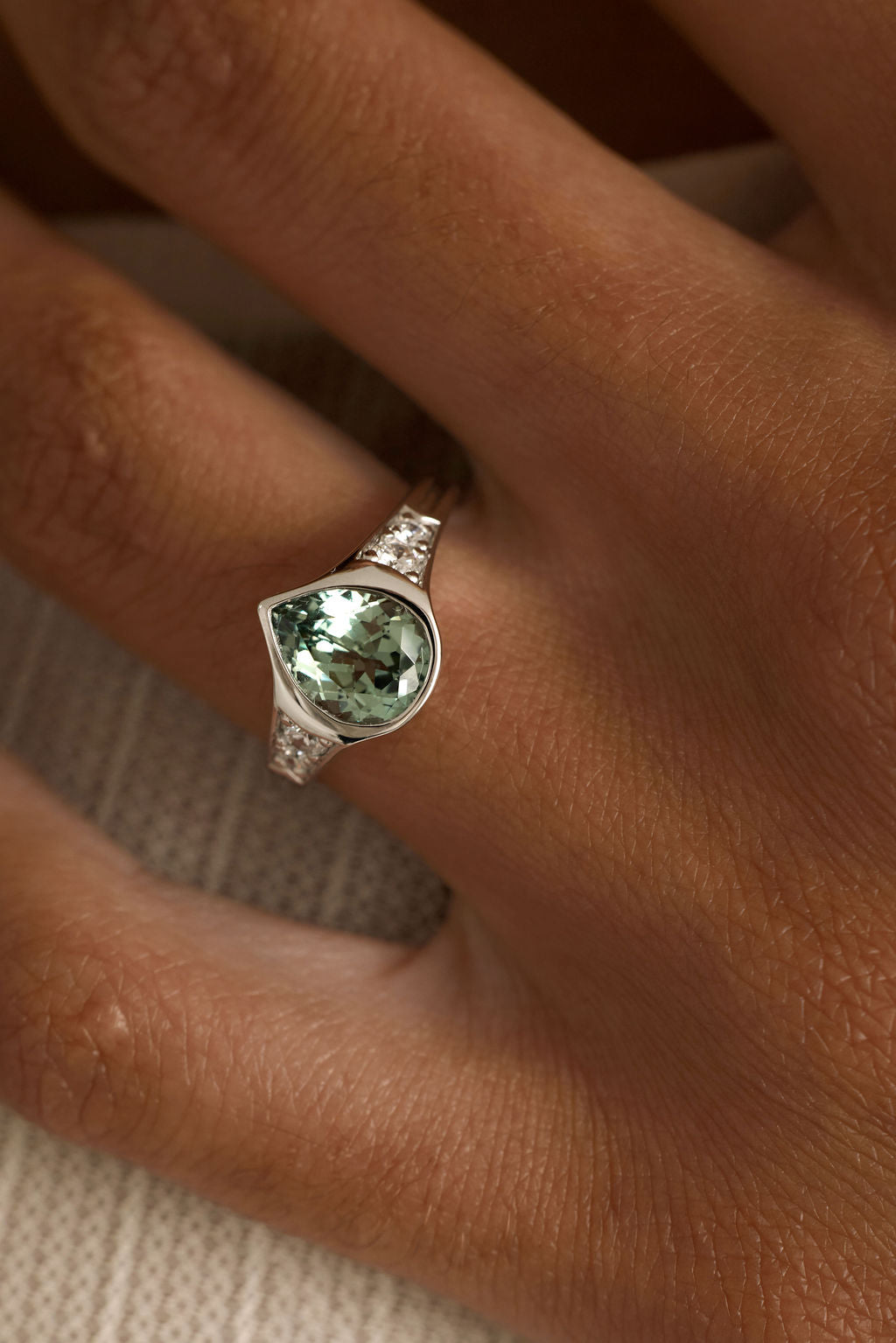 Green Sapphire Lea | Chunky Pear