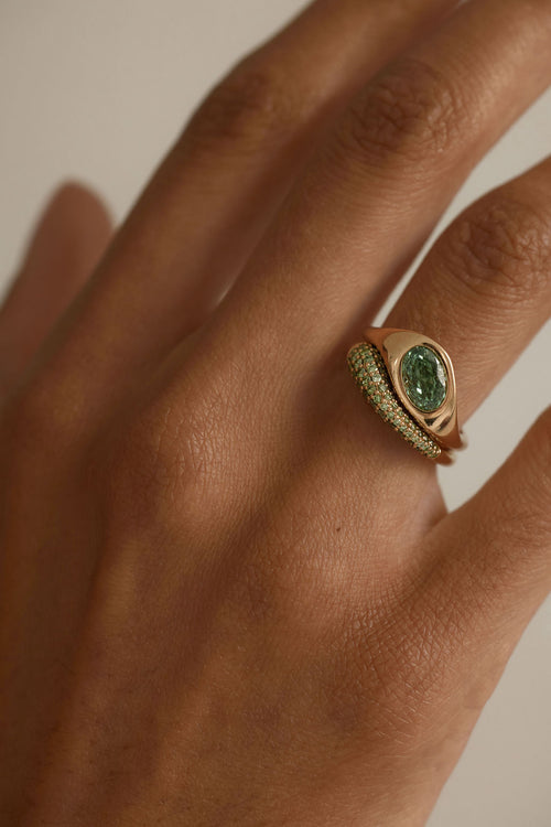 Dual Green Marlow | Oval