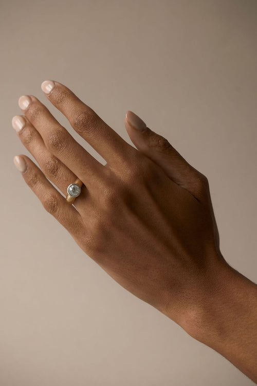 Vale | Two-tone with Bubble Cut Round