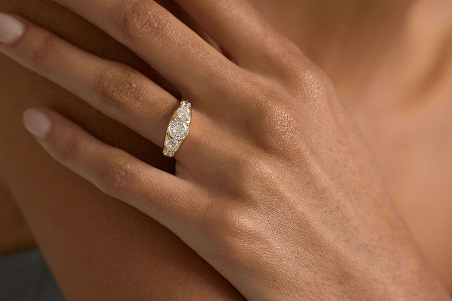 Caye | Five Stone Porguese Cut – June Rings