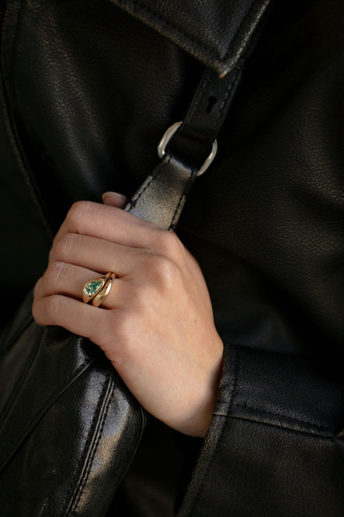 Marlow || Green Diamond Pear Ready to Ship