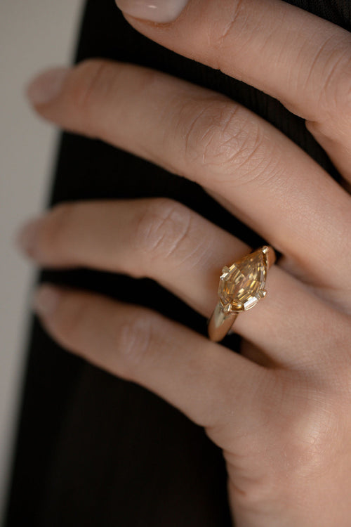 Champagne Geo Cut Perry || OAK