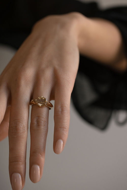 Champagne Geo Cut Perry || OAK