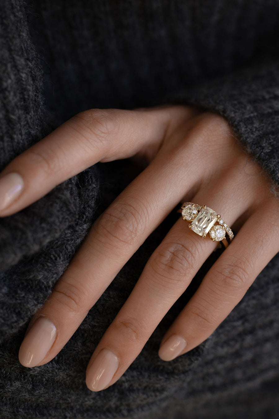 Azure | Diamond – June Rings