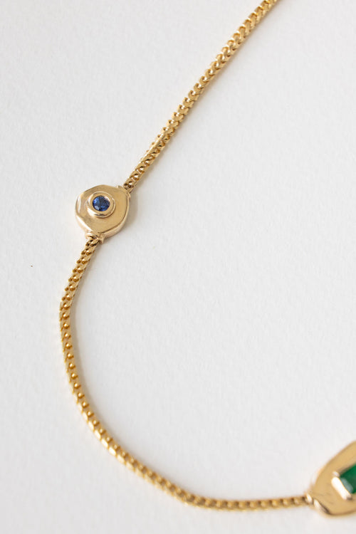 Triad Floating Gemstone Necklace