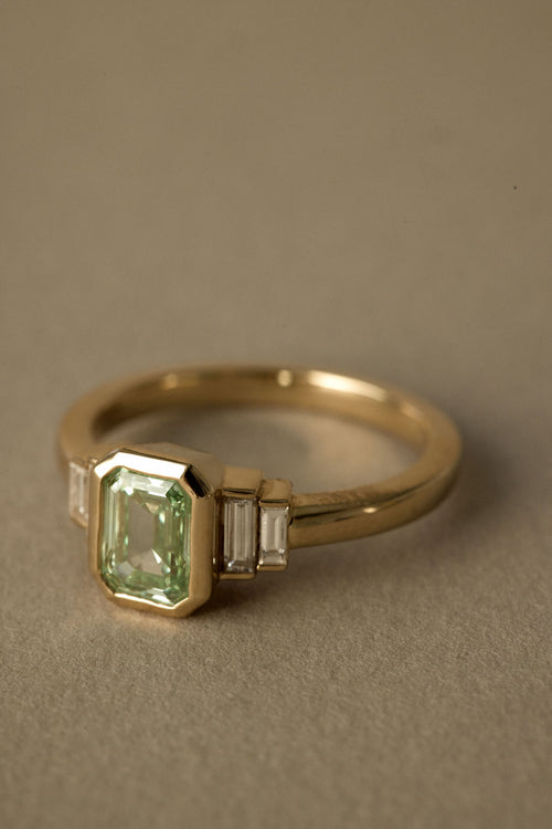 Iris || Green Diamond – June Rings