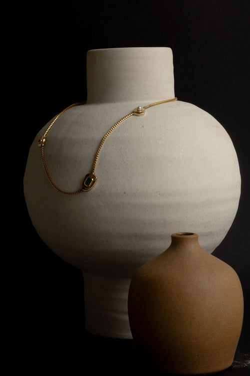 Triad Floating Gemstone Necklace