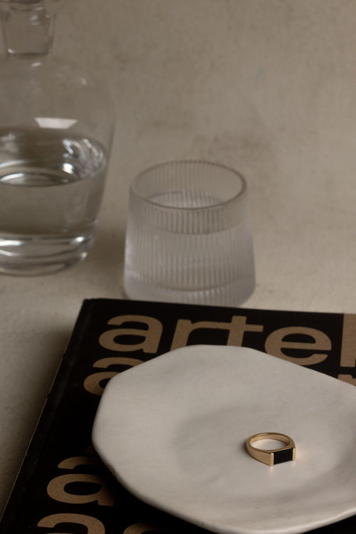 Rectangle Onyx Signet