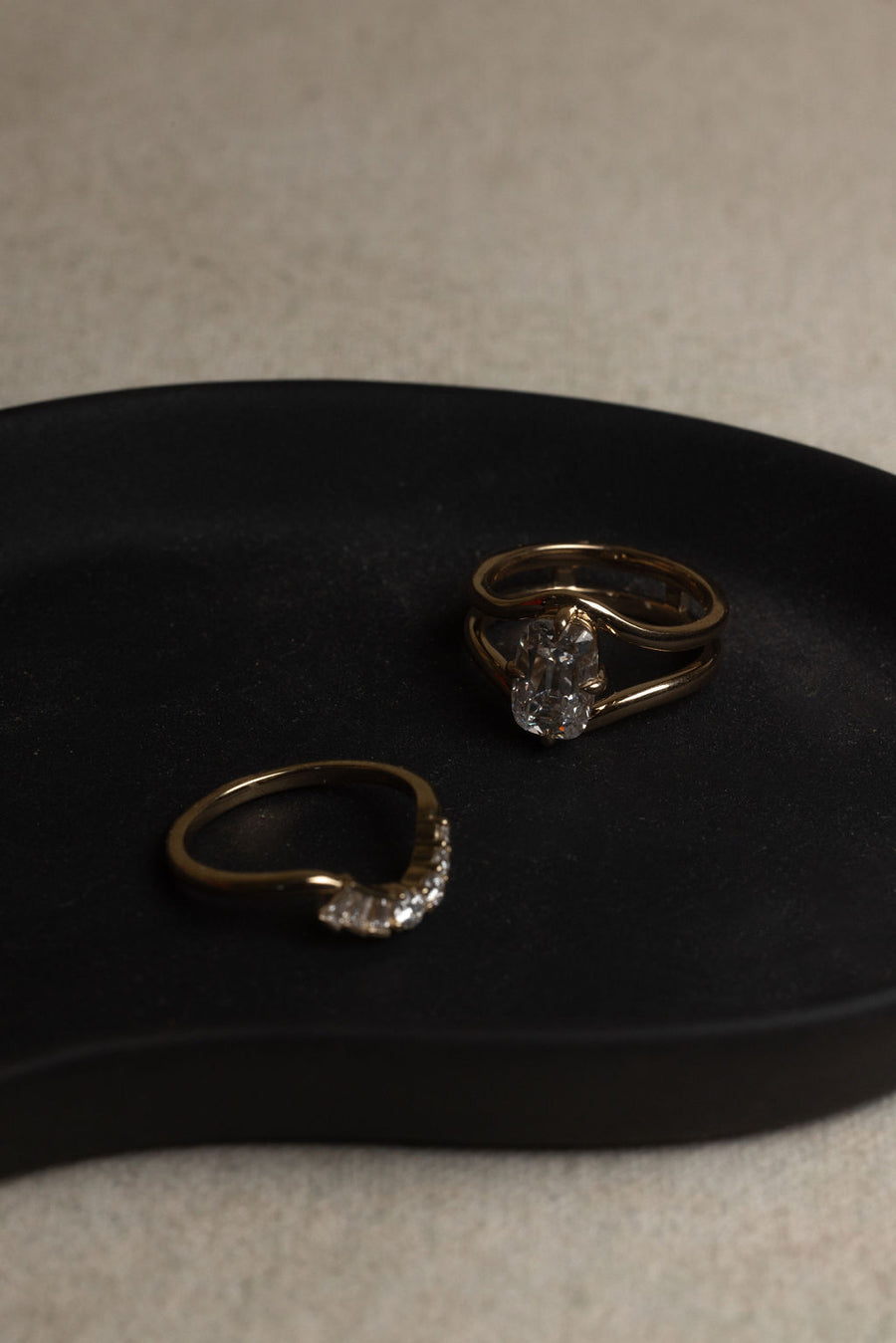 Surry | Antique Cut Old Mine Cushion – June Rings