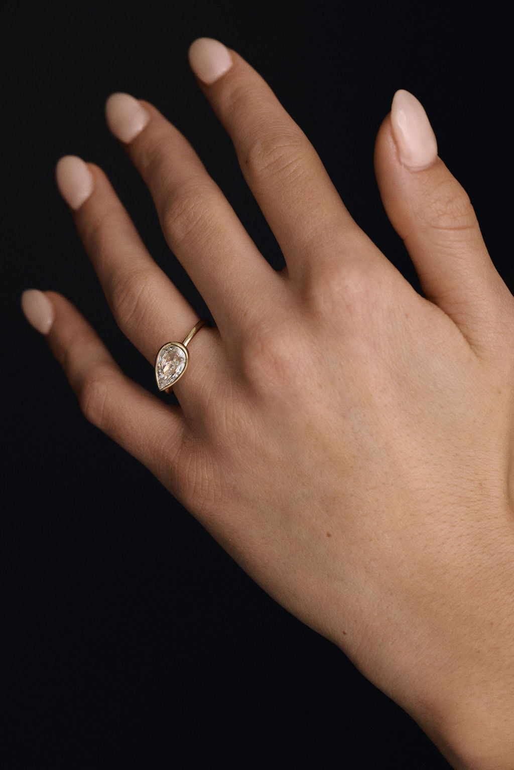 Summit Set | East-West Rose Cut Pear