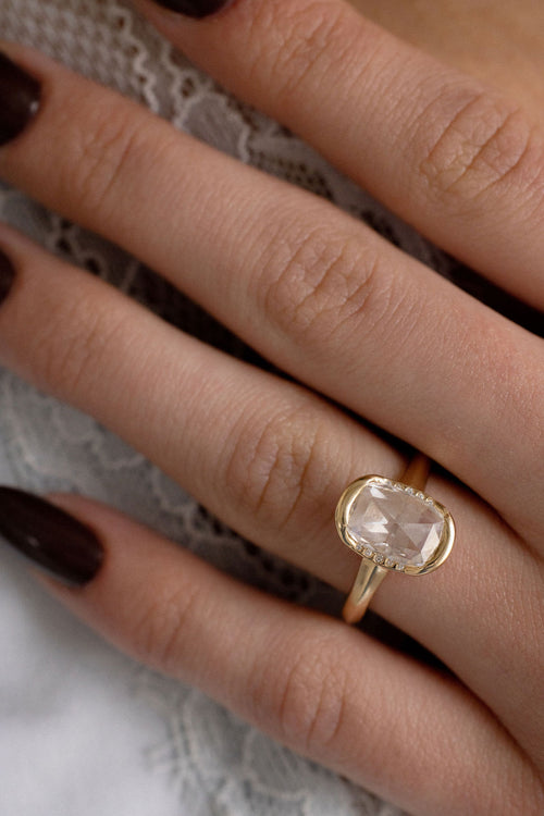 Dove || Elongated Cushion Ready to Ship