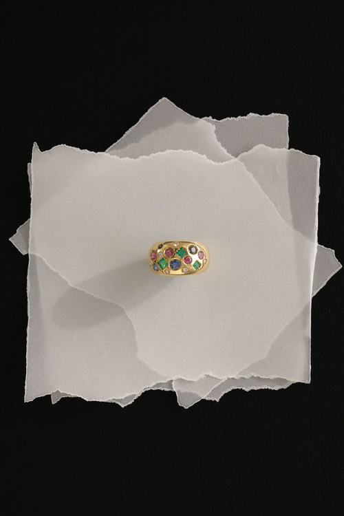 Vintage Scattered Gemstone Band | OAK