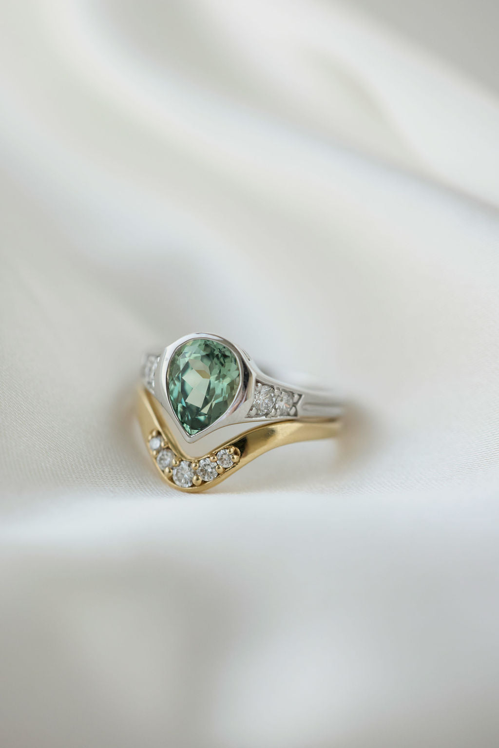 Green Sapphire Lea | Chunky Pear