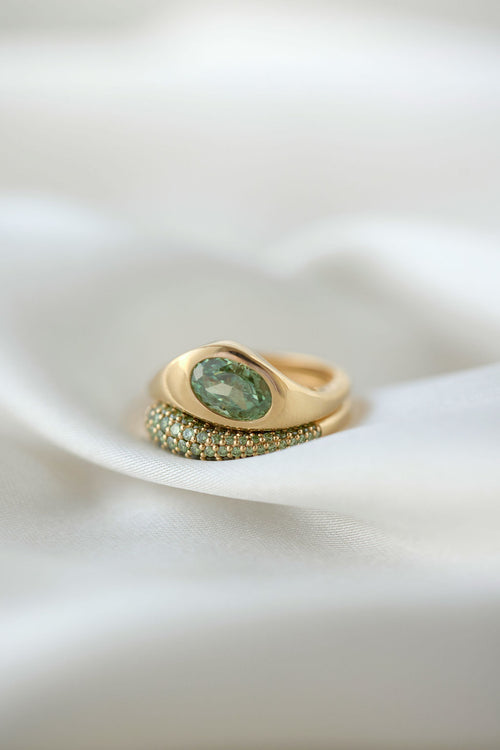 Dual Green Marlow | Oval