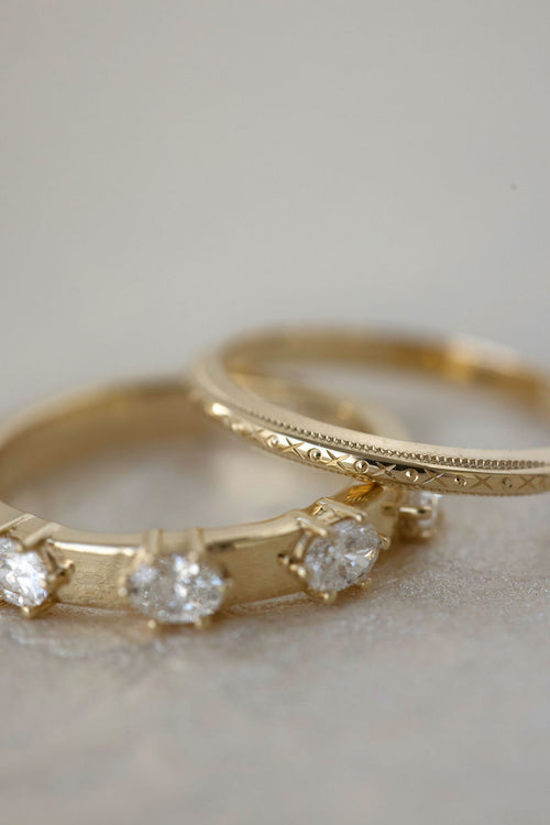 Dainty Engraved Band