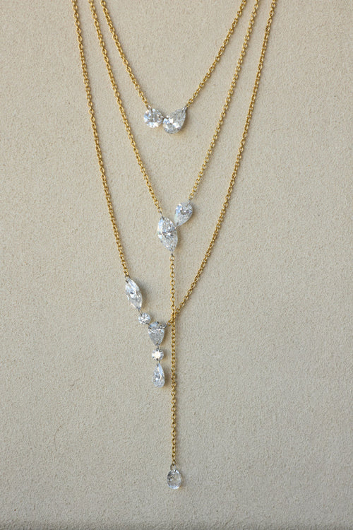 Cascading Diamond Necklace