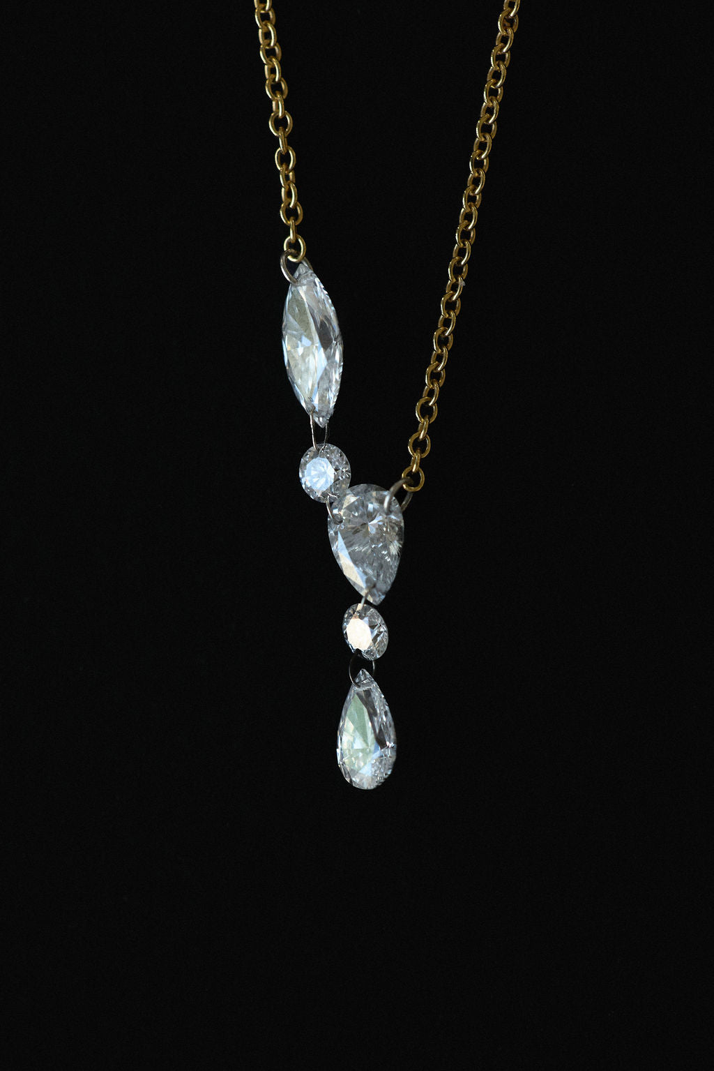 Cascading Diamond Necklace