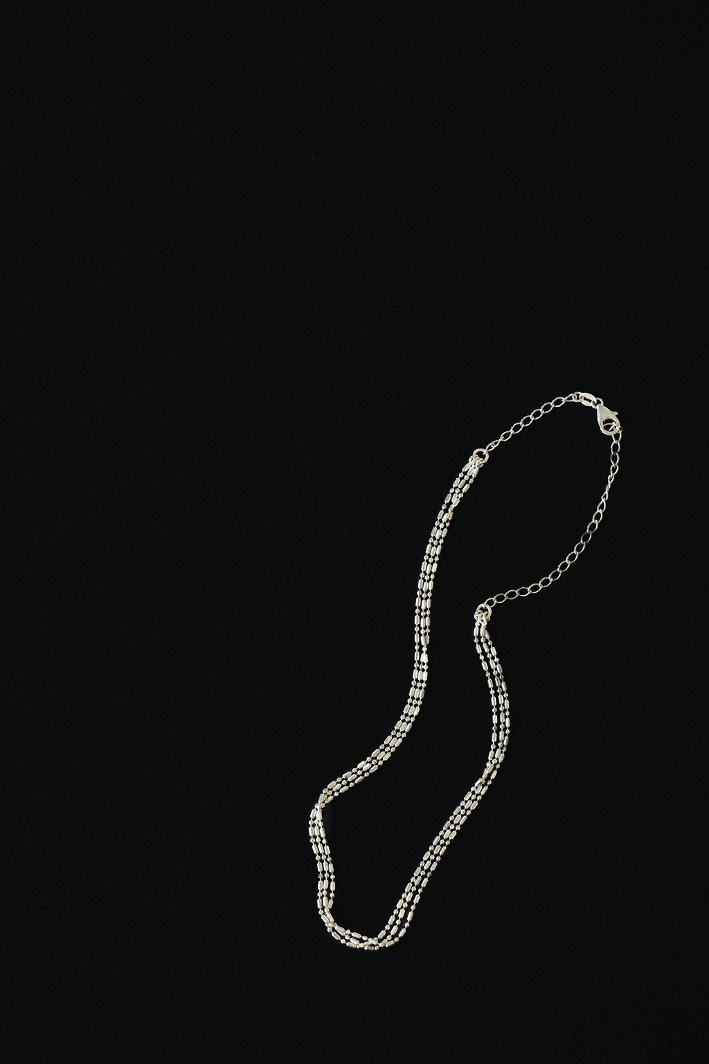 Triple Strand Beaded Necklace