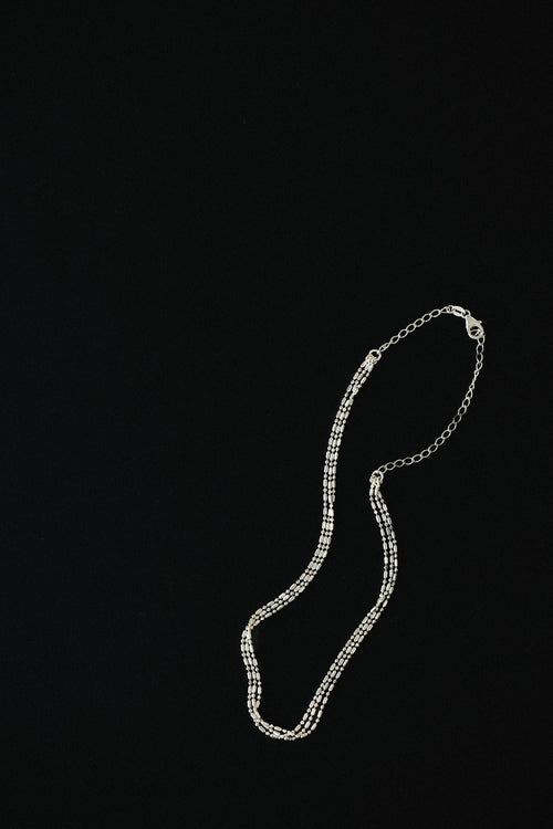Triple Strand Beaded Necklace