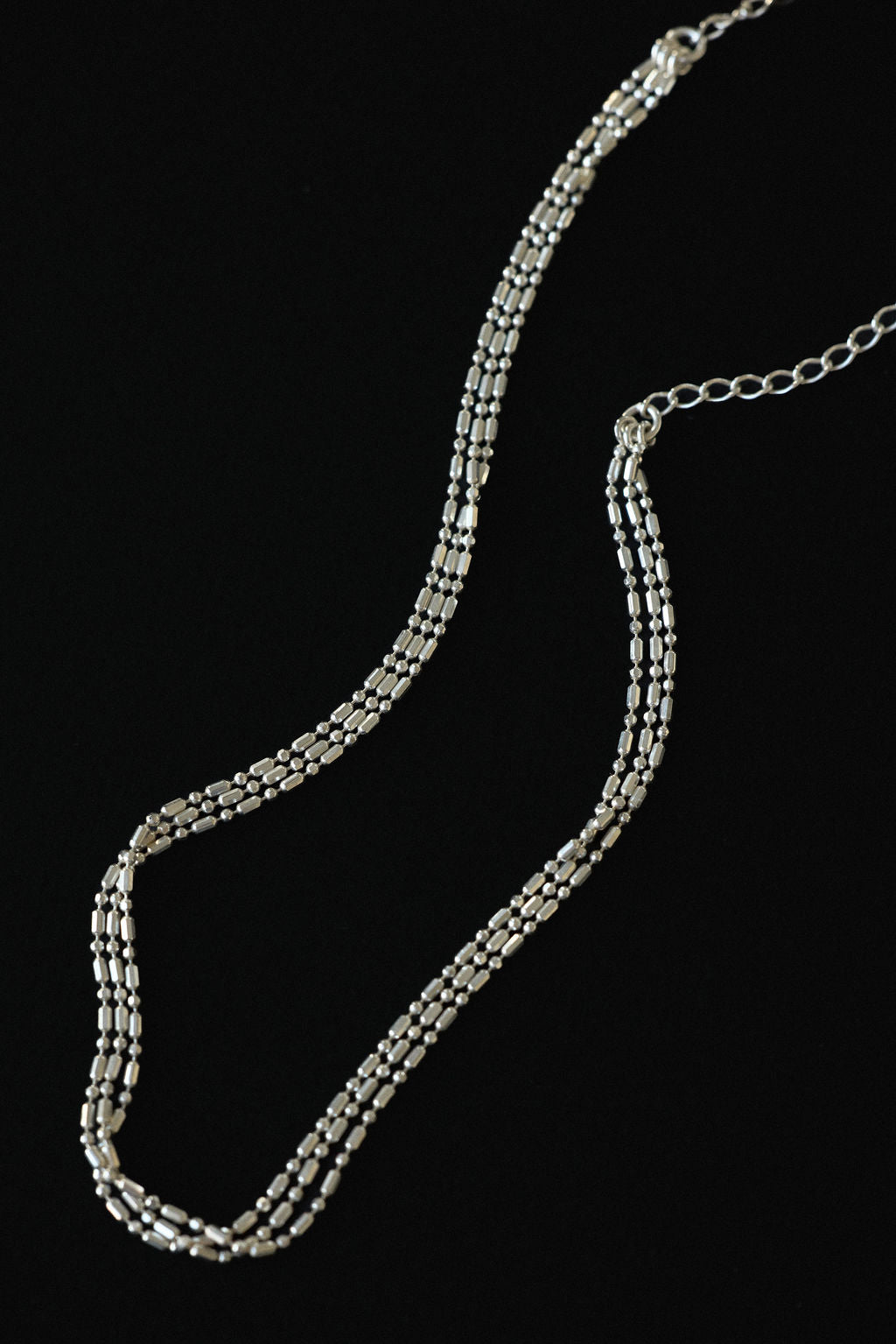 Triple Strand Beaded Necklace