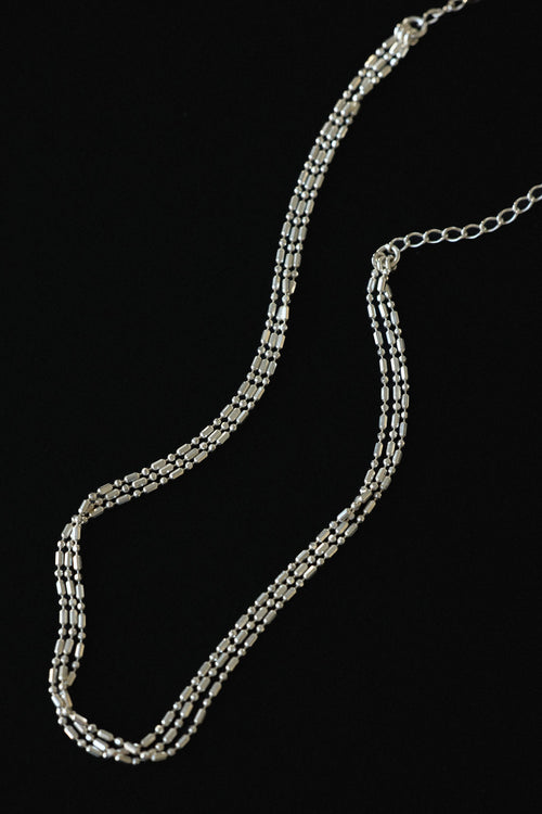 Triple Strand Beaded Necklace